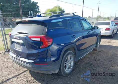 2022 GMC Terrain Fwd Sle from USA, damaged, VIN 3GKALMEV8NL262340
